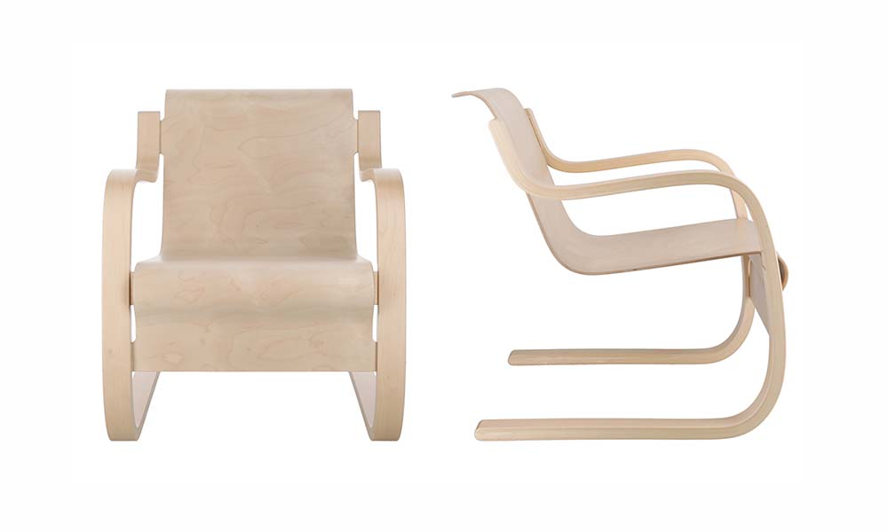 数量限定】42 アームチェア / ナチュラルラッカー Artek（アルテック