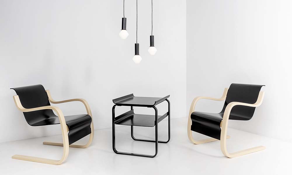 数量限定】42 アームチェア / ナチュラルラッカー Artek（アルテック